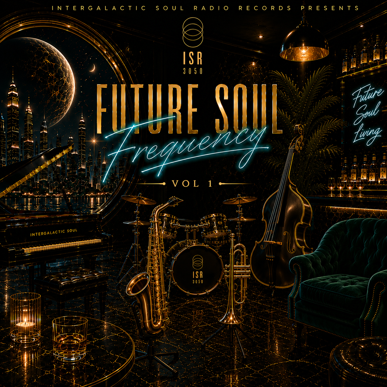 Future Soul Frequency Volume 1 cover by InterGalactic Soul Radio
